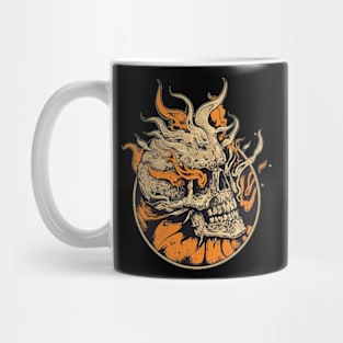 skull fire Mug